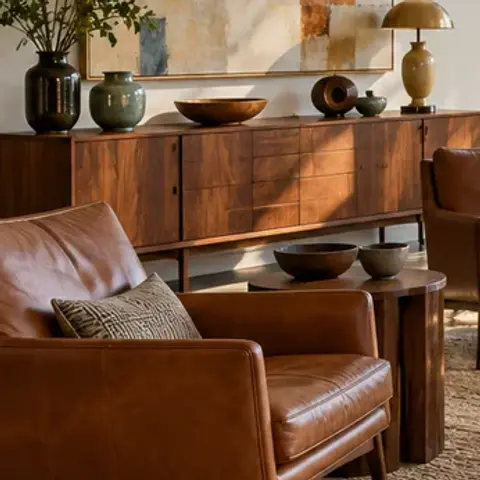 Sample item: Walnut credenza