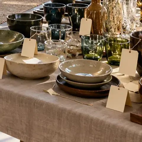 Sample item: Handmade stoneware bowl set