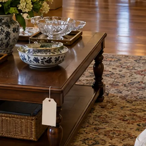 Sample item: Crystal serving bowls